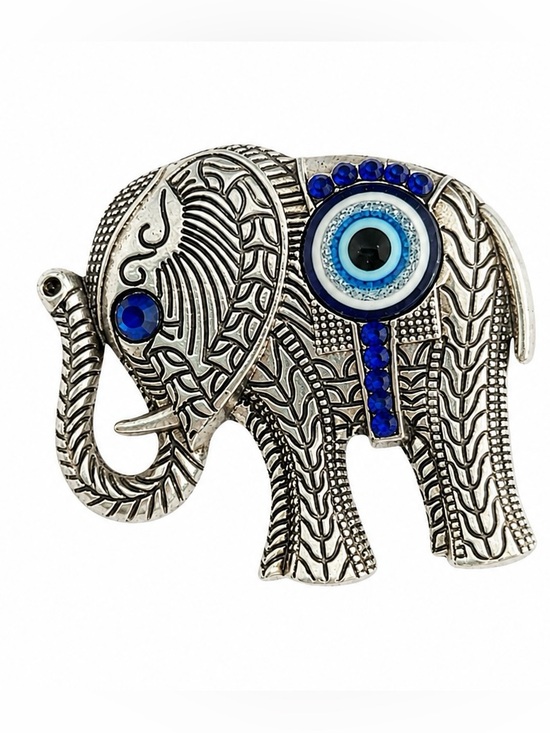 Other - Turkish Elephant Evil Eye Rhinestone Magnet NWT